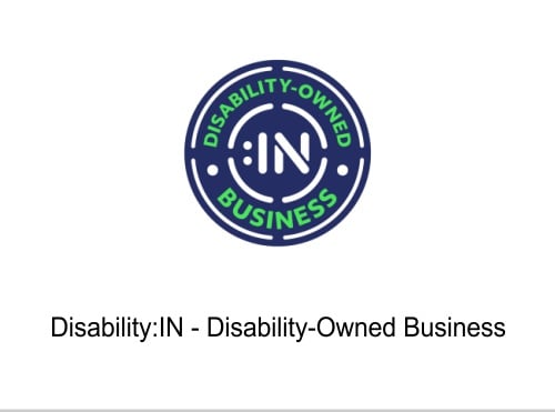 Certifications of Disability: In - Disability owned business